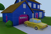 Low Poly House 1, an Architecture 3D Model by Midgardians (Thumbnail 10 of 14)