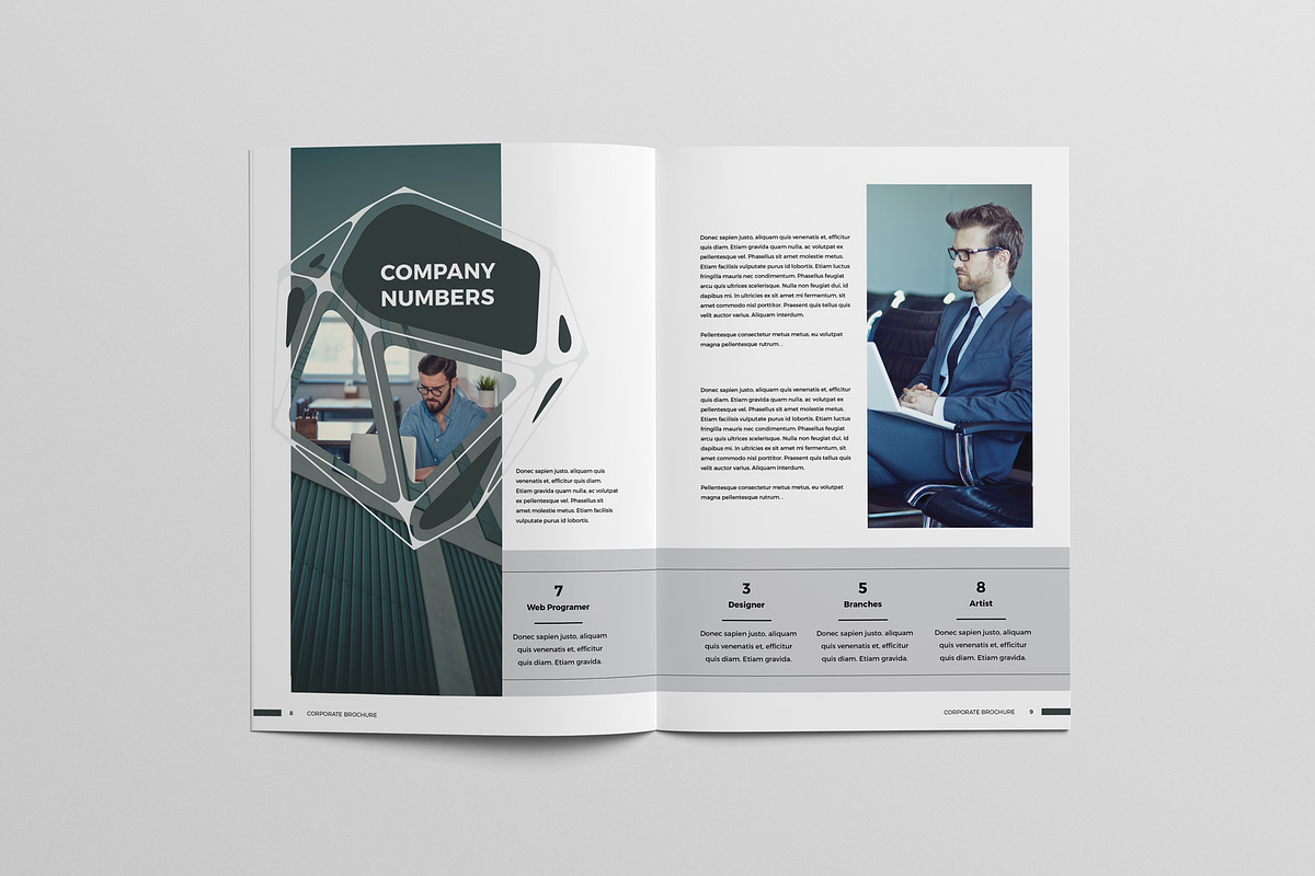 Business Company Profile Template, a Brochure Template by Taiffco (Photo 5 of 8)