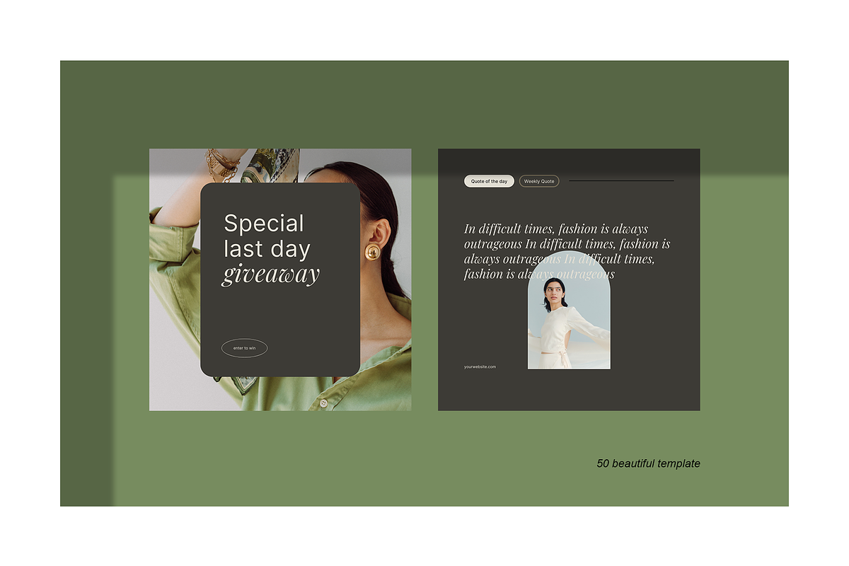 Fashion Canva Instagram Post, a Social Media Template by Angkalimabelas (Photo 5 of 5)