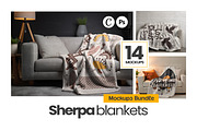 Sherpa Blanket Mockups (x14 PSD), an Apparel Mockup by Mockups Studio (Thumbnail 1 of 9)