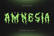 CS Amnesia – Black Metal Font, a Blackletter Font by Craft Supply Co. (Thumbnail 1 of 8)