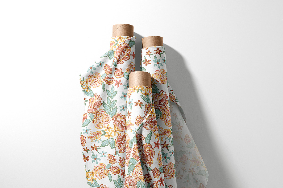 Vintage Floral Seamless Pattern, a Pattern Graphic by StudioGlouna (Photo 9 of 9)