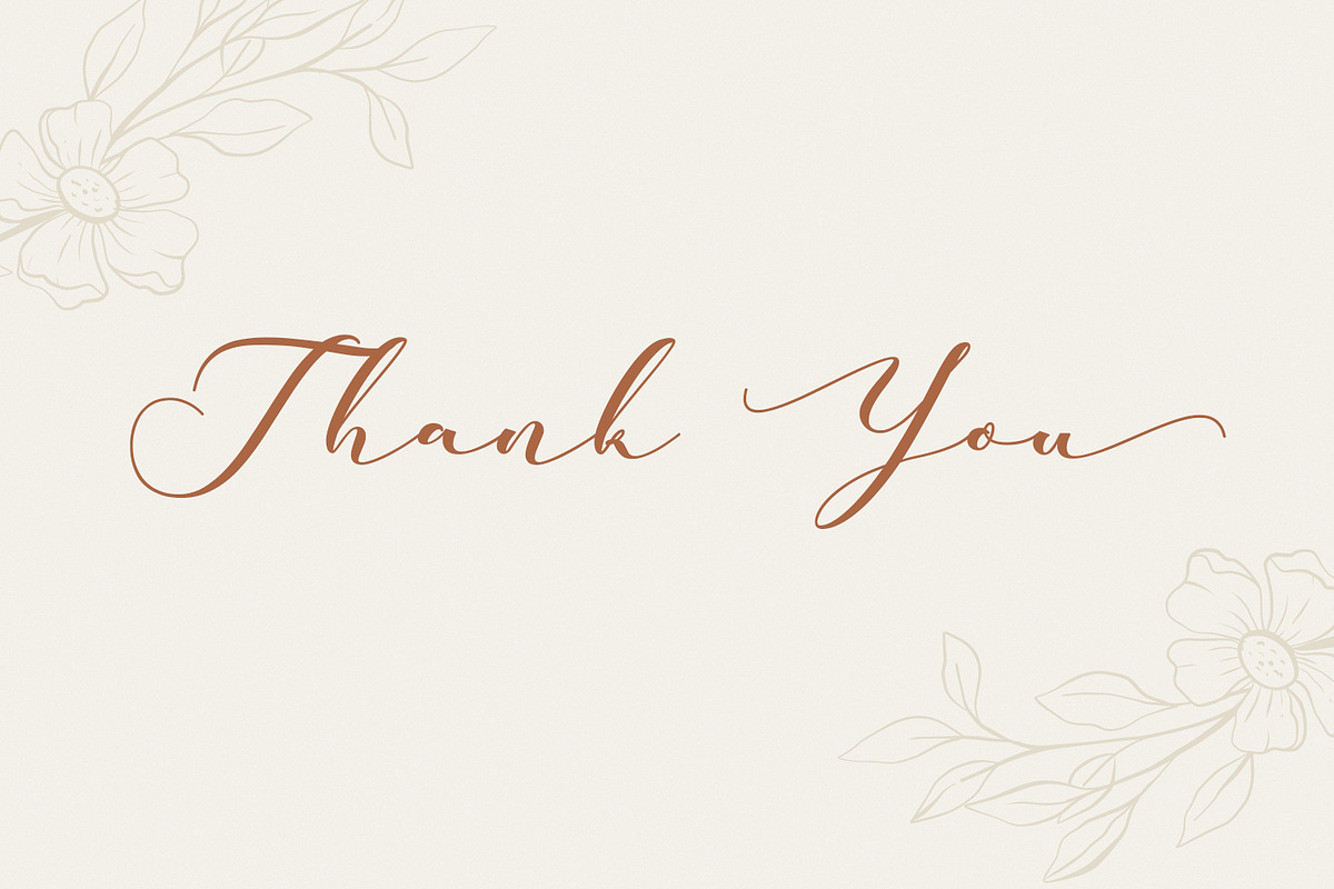 Sellinky - modern calligraphy script, a Script Font by Siwox Studios (Photo 8 of 8)