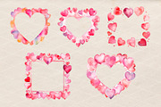 Valentine's day clipart and frames, an Illustration by VeronikaArt (Thumbnail 4 of 7)