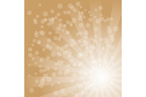 Sunburst Vector Pattern With Golden