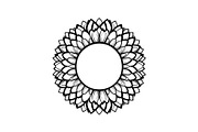 Floral Mandala Circle Frame Bundle, an Illustration by Gaye Art (Thumbnail 45 of 51)