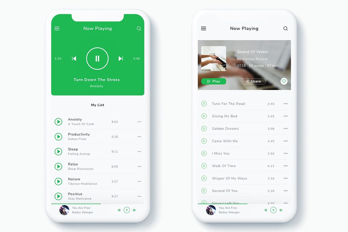 Music Player UI Kit Bundle, an App Template by Betush (Photo 3 of 3)