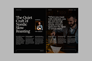 MÖRKE Cafe Editorial Magazine Canva, a Magazine Template by PaperSlides (Thumbnail 8 of 13)