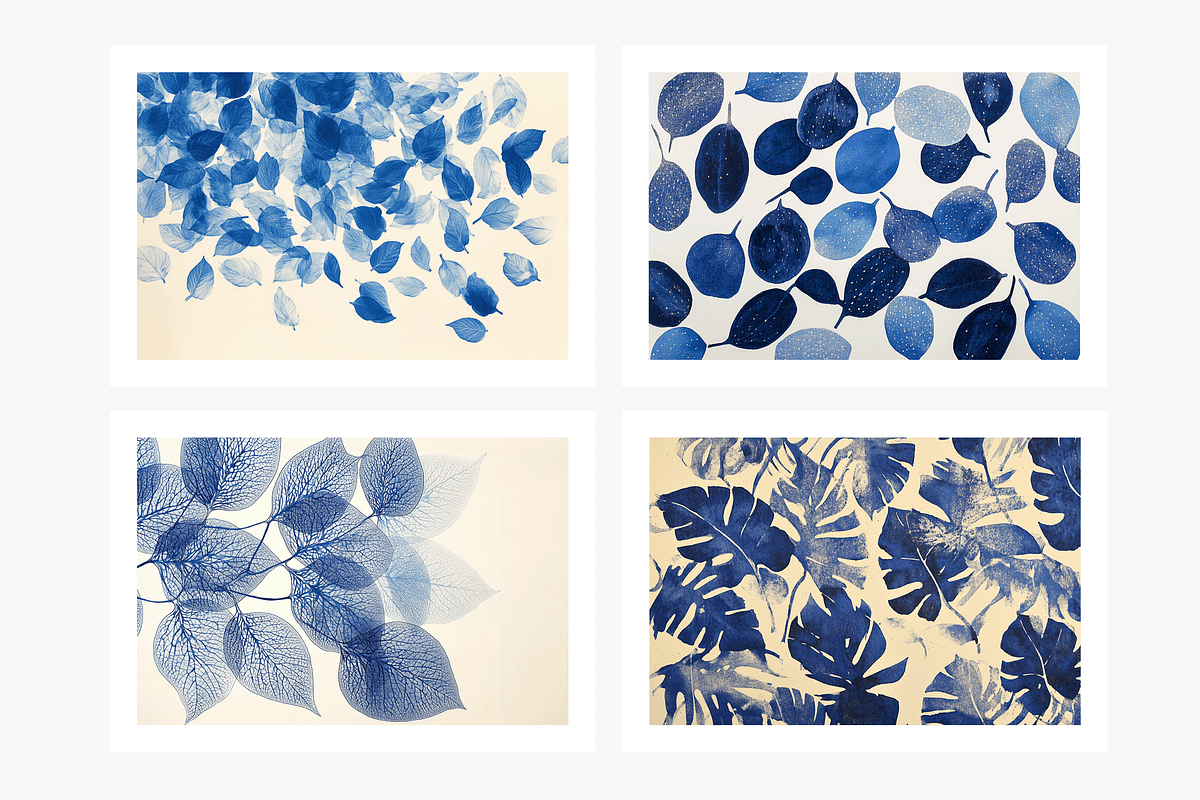 Blik Co. Organic Leaf Patterns, a Texture Illustration by milatovar (Photo 2 of 24)