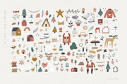 Scandi Christmas: map & card creator, a Decorative Illustration by Olia (Thumbnail 3 of 19)