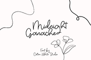 Midnight Ganache, a Script Font by Sofia Skoog (Thumbnail 1 of 10)