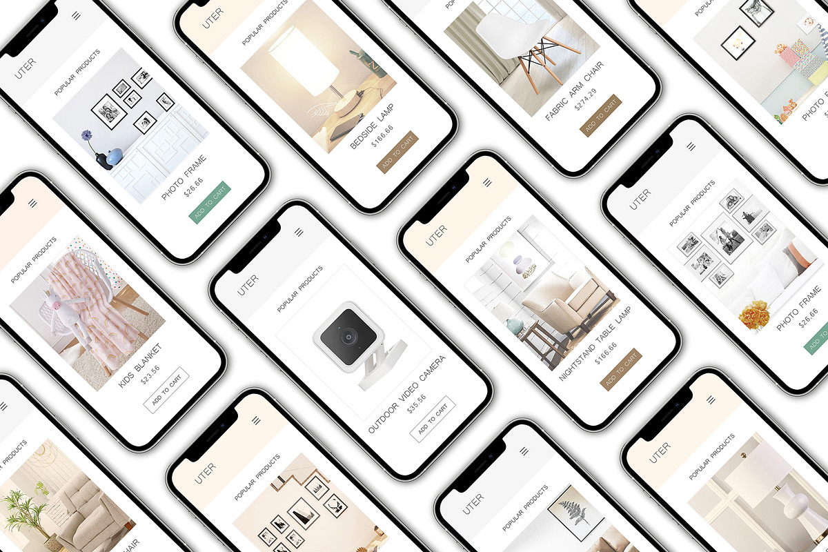 ALL 3D iPHONE MOCK-UP BUNDLE VOL-4, an iPhone Mockup by Graphicsworld125 (Photo 1 of 21)