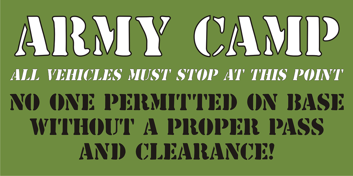 Common Stencil JNL, a Serif Font by Jeff Levine Fonts (Photo 4 of 4)