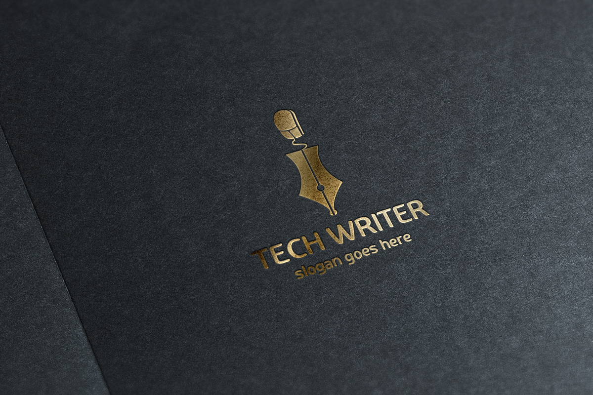 Tech Writer Logo, a Branding & Logo Template by GladicMonster