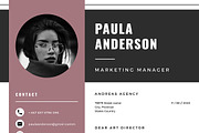 Resume Template / Cv Template, a Resume Template by Symie Design (Thumbnail 7 of 9)