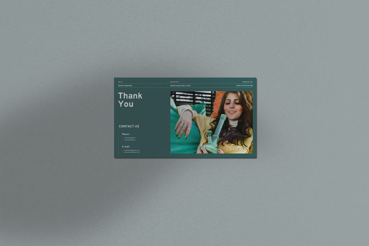 Brand Guidelines Presentation, a Presentation Template by Dream-Lab (Photo 11 of 11)