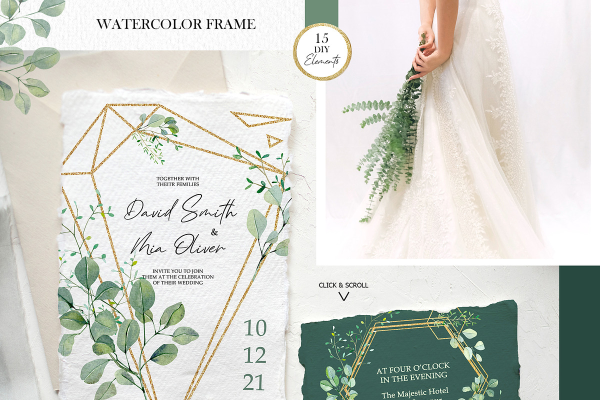 Watercolor EUCALYPTUS Greenery plant, a Decorative Illustration by AnnaTkachi (Photo 6 of 11)