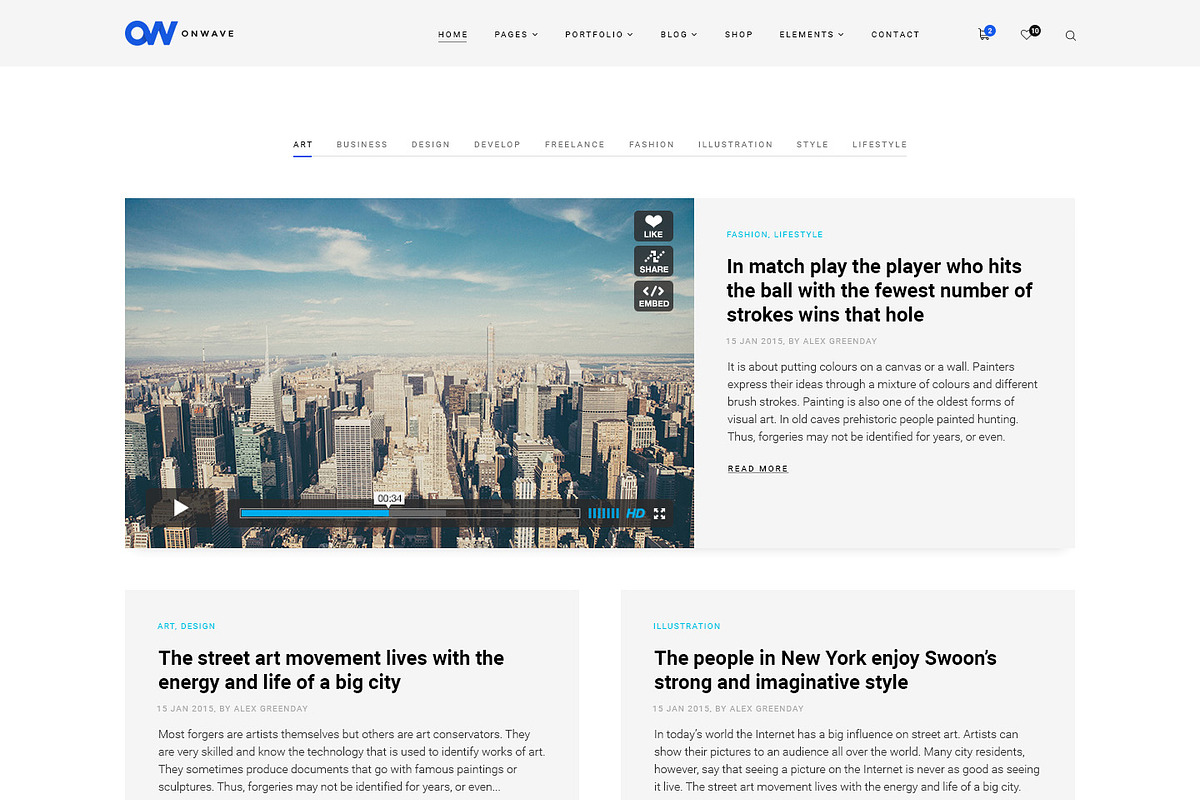 OnWave — Multipurpose PSD Template, a Websites & App Template by ScienteCraft (Photo 17 of 51)