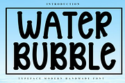Water Bubble (2), a Script Font by FreshTypeINK (Thumbnail 1 of 8)