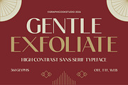 Gentle Exfoliate, a Sans Serif Font by graphicook (Thumbnail 1 of 10)