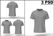 Polo T-Shirt Mockup, an Apparel Mockup by mockupbuys (Thumbnail 2 of 8)