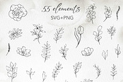 MINIMALIST FLORAL LINE ART SET, an Object Illustration by CaraulanStore (Thumbnail 2 of 4)