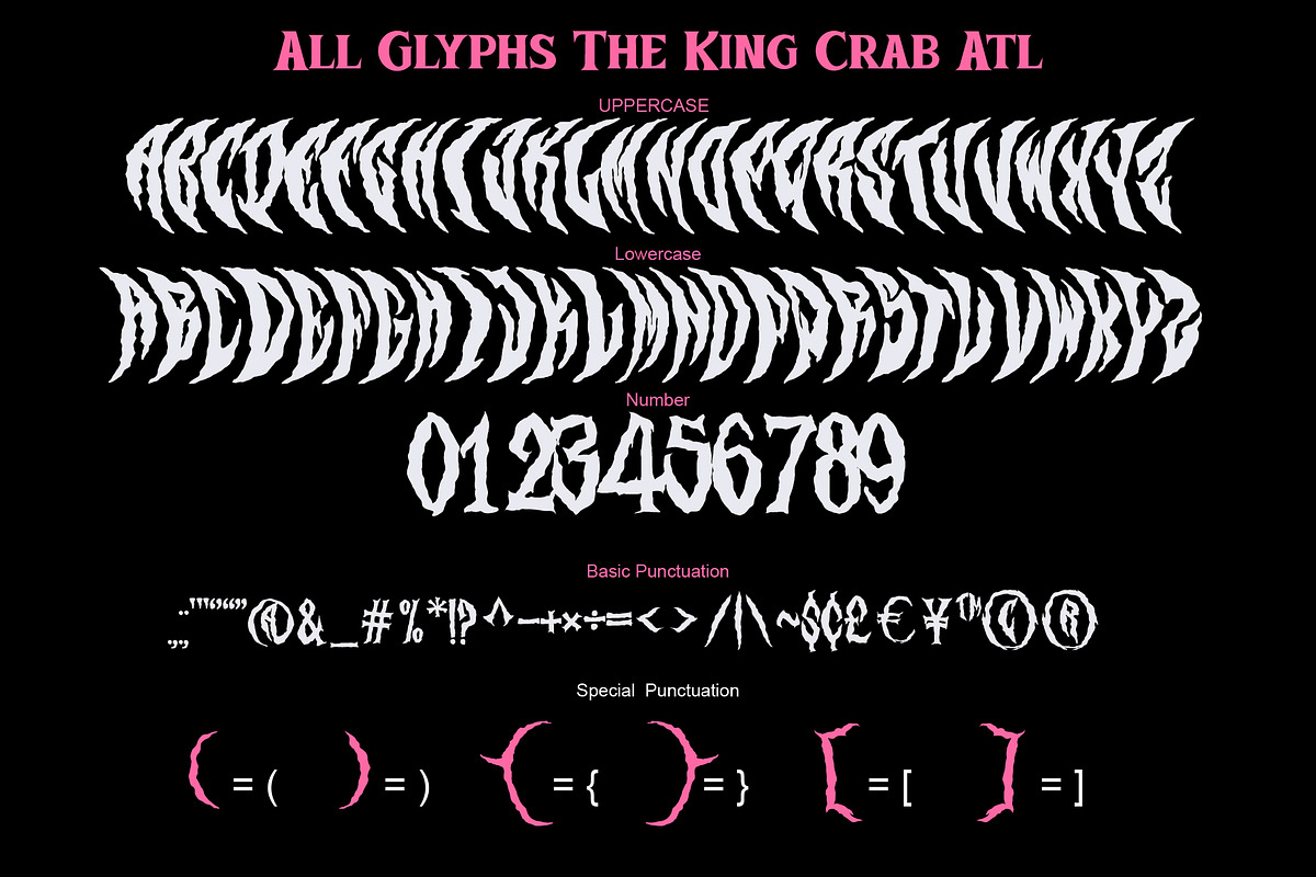 The King Crab, a Blackletter Font by BBtypeStudios (Photo 11 of 12)