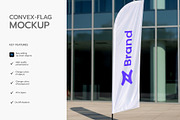 Feather Flag Banner Mockup, an Advertising Mockup by graphypix (Thumbnail 2 of 4)