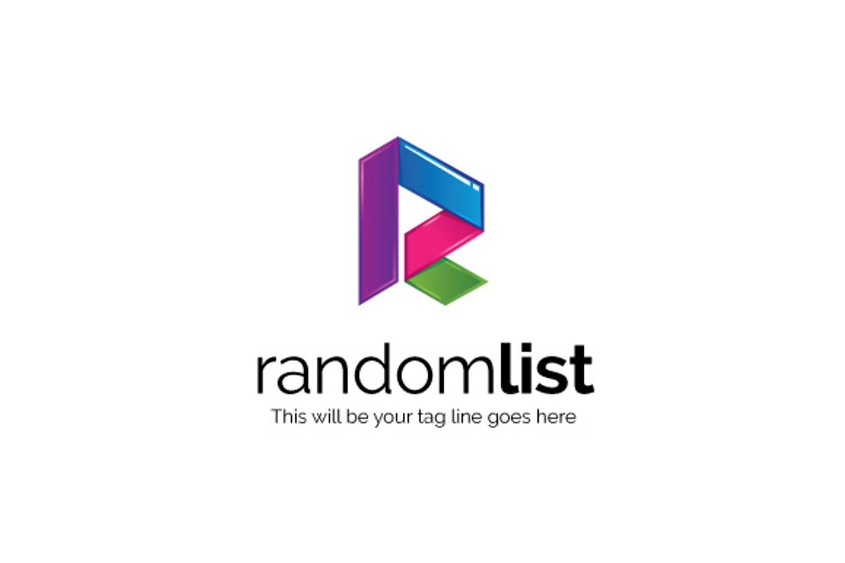 Random List Logo Template, a Branding & Logo Template by The Branding ...
