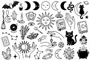 Mystic Witchy Clipart Bundle Magic, an Object Graphic by PassionPNGcreation (Thumbnail 1 of 5)