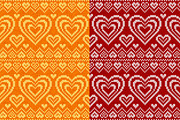 10 knitted hearts seamless patterns, a Pattern Graphic by Art of Sun (Thumbnail 2 of 4)