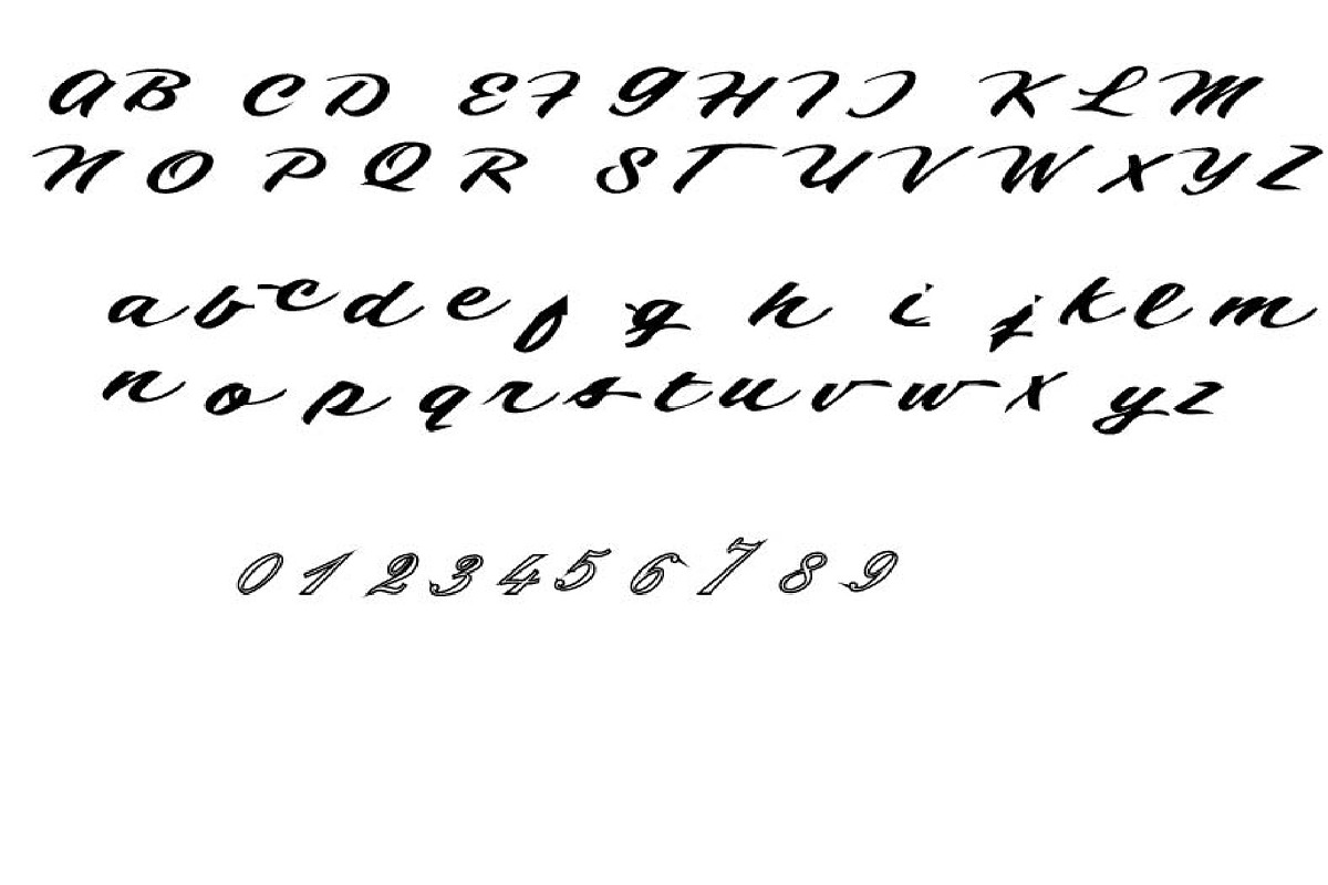 HnadBook Komaiza, a Symbol Font by Dz Akali (Photo 2 of 3)
