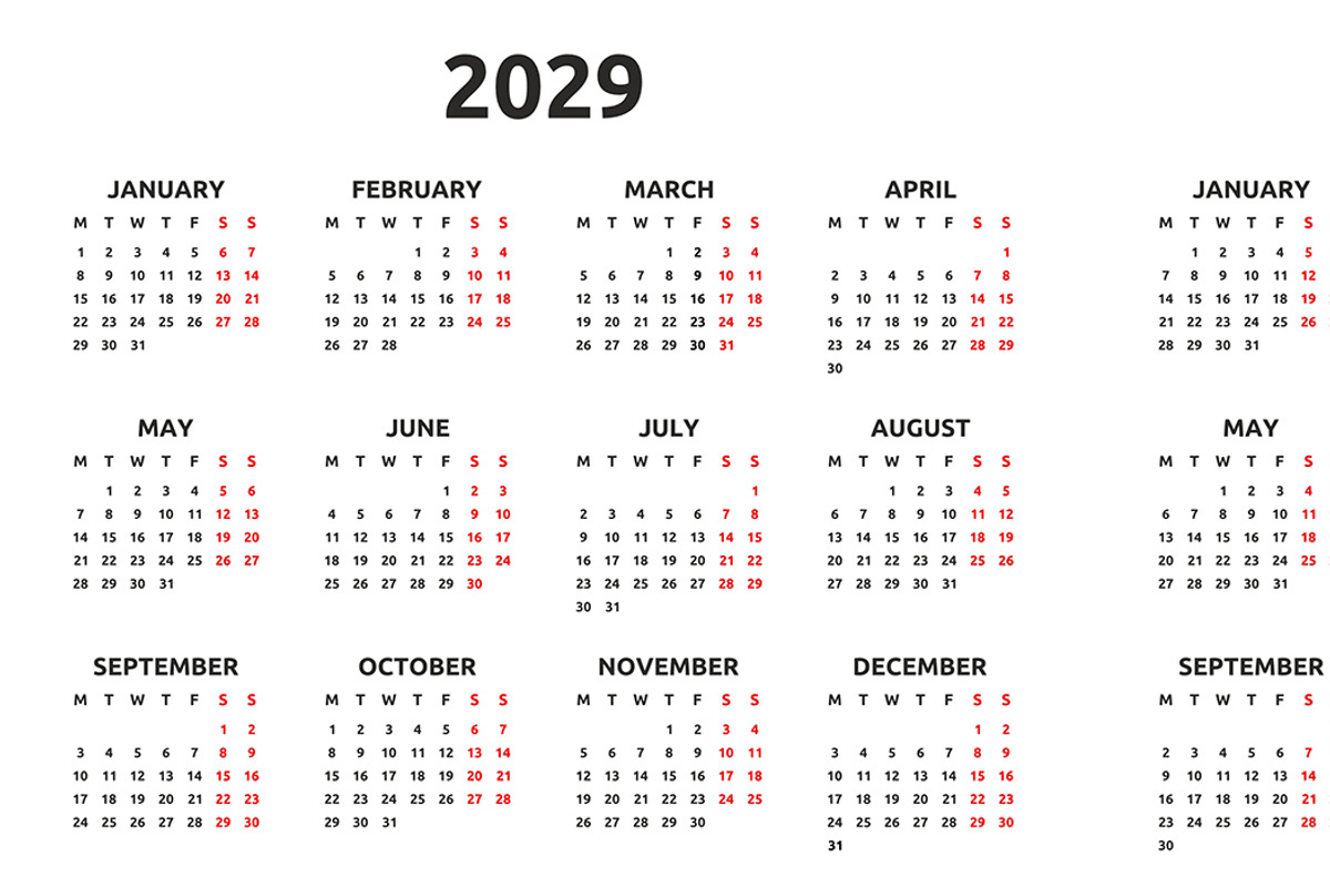 Calendar 2025, 2026 and 2032, a Graphic by Volyk (Photo 5 of 7)