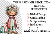 Whimsical Summer Beach Kids Clipart, an Illustration by Daily.Designs (Thumbnail 2 of 7)