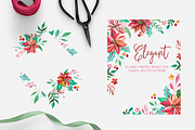 Hand Painted Gouache Holiday Floral, a Seasonal Illustration by By Kerri Ann (Thumbnail 4 of 8)