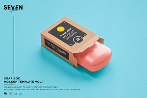 Soap Box Mockup, a Household Mockup by Se٧enStudio