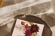 Fall Flowers PNG Illustrations, a Decorative Illustration by whiteheartdesign (Thumbnail 11 of 16)