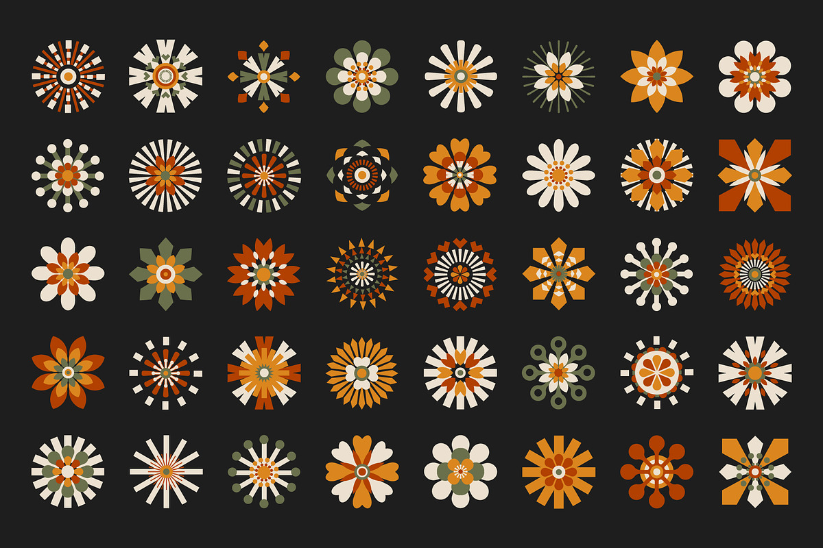 200 Flower Shapes, an Object Graphic by ArinStudio (Photo 5 of 10)