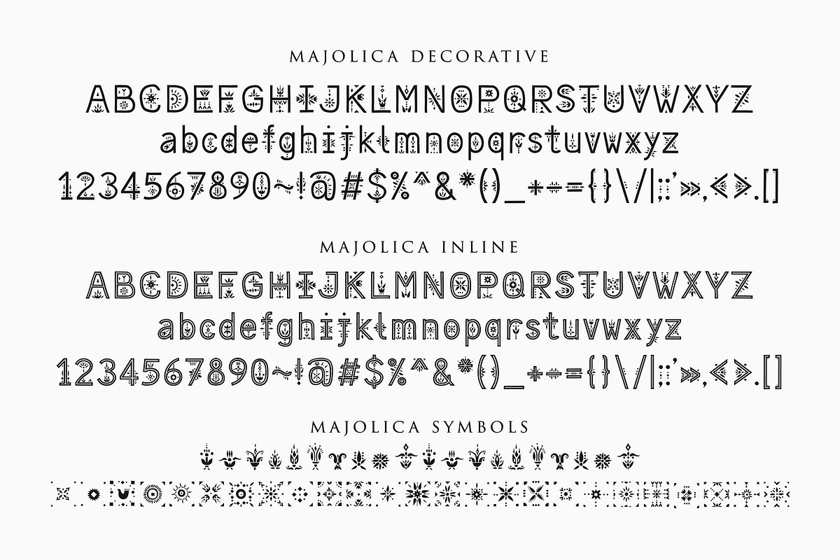 Majolica - Font Family preview 5
