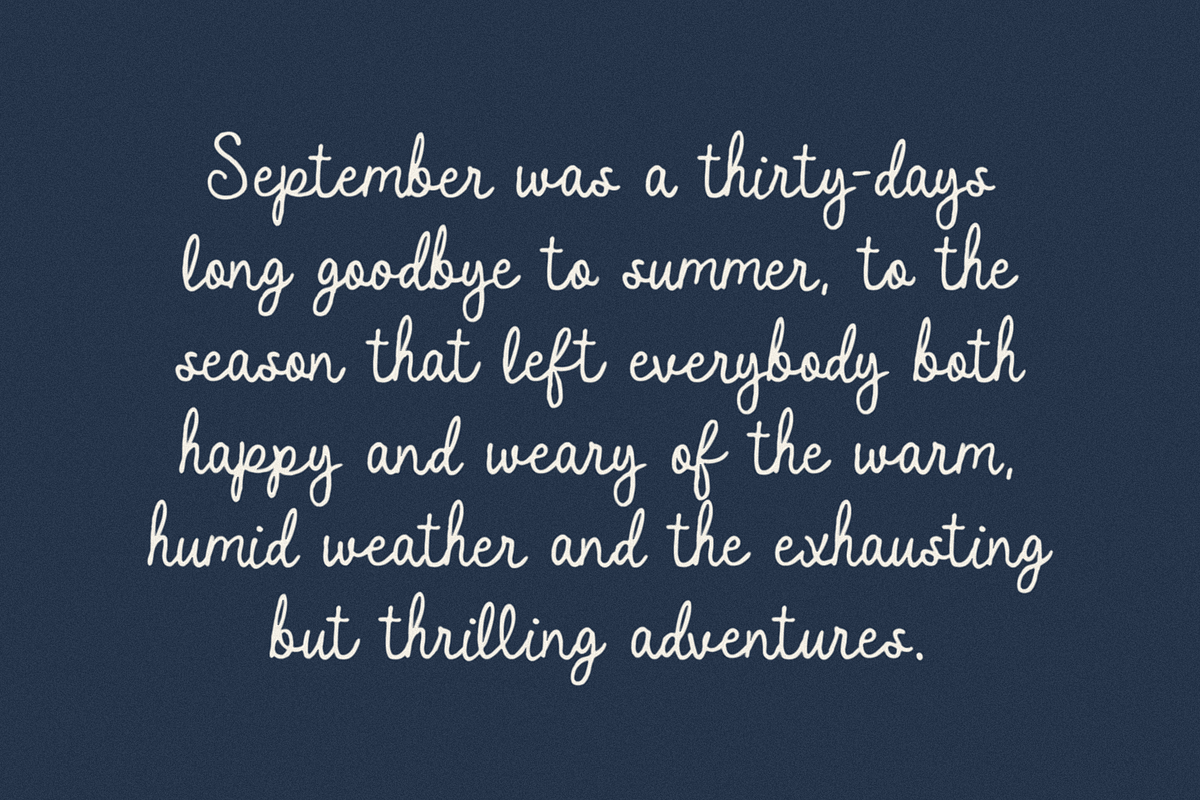 Wild Blue, a Script Font by Bruised Goods (Photo 2 of 12)