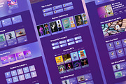 CrypToken- NFT Figma Template, a Websites & App Template by Laimmilka (Thumbnail 2 of 3)
