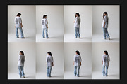 T-Shirt Mock-Up Set, a Shirt Mockup by Freeman Studio (Thumbnail 6 of 13)