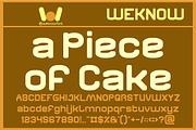 Reload Game font, a Sans Serif Font by weknow (Thumbnail 5 of 8)