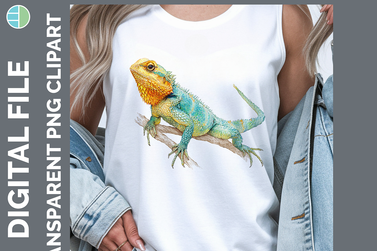 Lizard Illustration Bundle, 21 PNG, an Animal Illustration by Enliven Designs (Photo 6 of 9)
