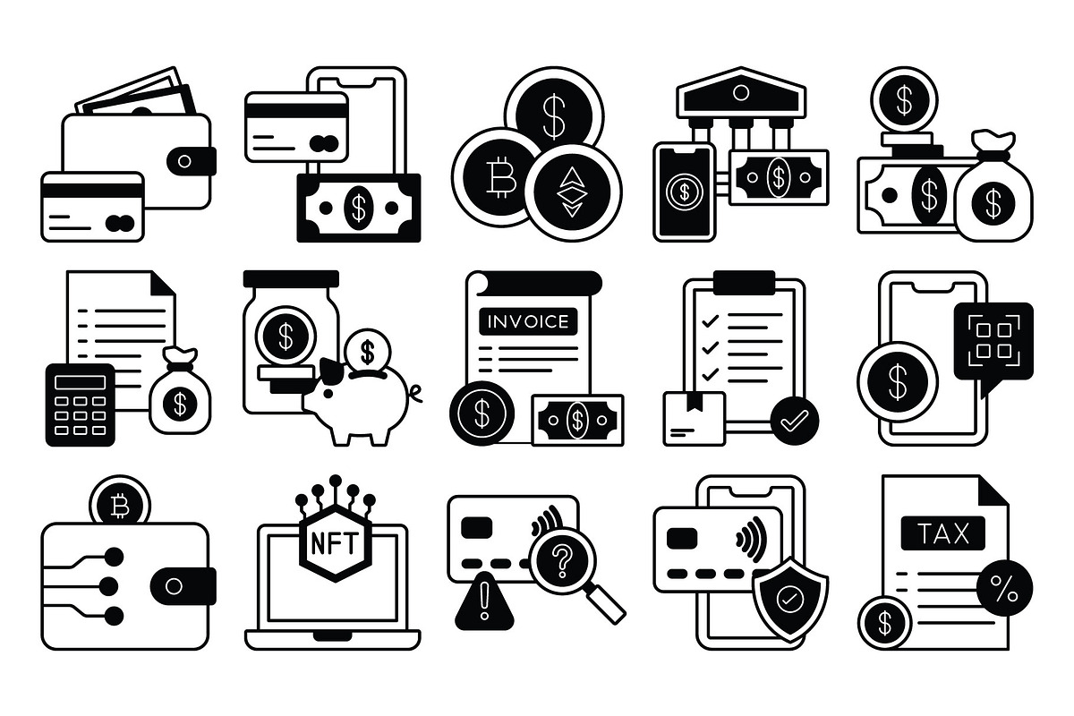 Finance & FinTech Icons Pack, an Icon by Vector Portal (Photo 4 of 5)