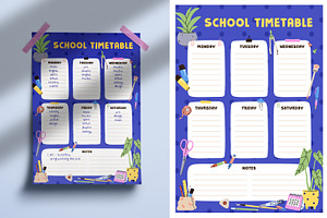 School Timetable, Lessons Schedule