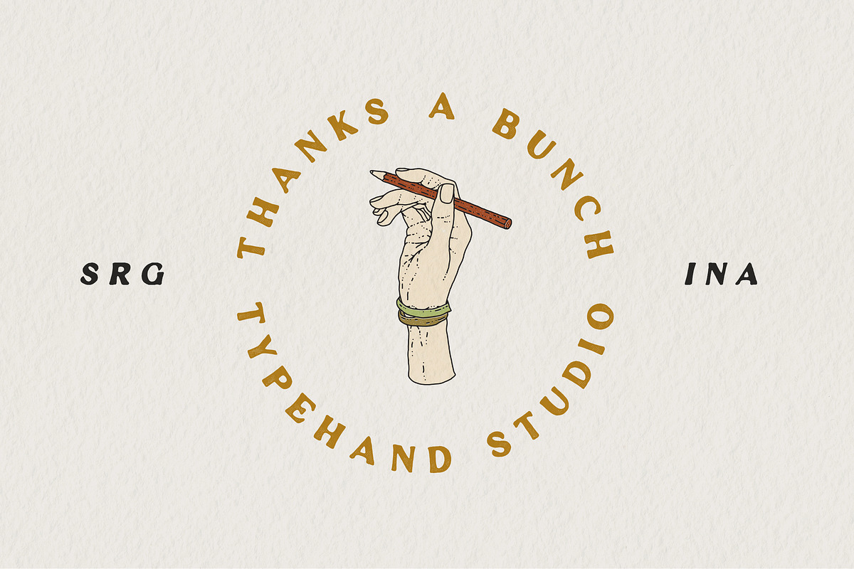 Anderlacht - Vintage Serif + Extras, a Serif Font by Typehand Studio (Photo 10 of 10)