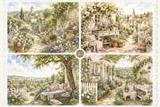 French Cottage Garden Watercolor Set, a Decorative Illustration by Euonia Meraki (Thumbnail 8 of 18)