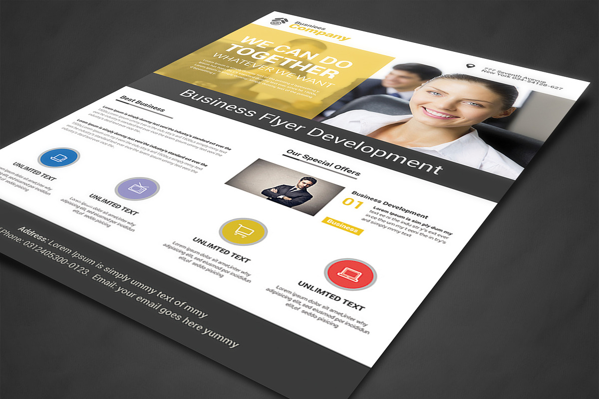 Best Business Flyers Templates, a Flyer Template by AfzaalGraphics (Photo 2 of 4)