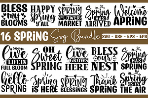 Spring SVG Bundle